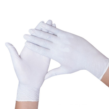 Equipo de protección personal Guantes de seguridad 100 unids / caja Guantes de nitrilo desechables Guantes desechables sin polvo de grado alimenticio